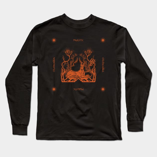 Majestic Chupacabra Long Sleeve T-Shirt by Ghoulverse